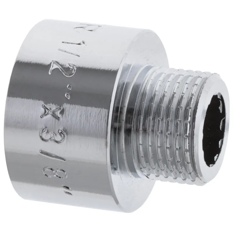 Переходник (коннектор) 3/8"х1/2" (хром) Koer KF.A0406.CHR