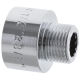 Переходник (коннектор) 3/8"х1/2" (хром) Koer KF.A0406.CHR