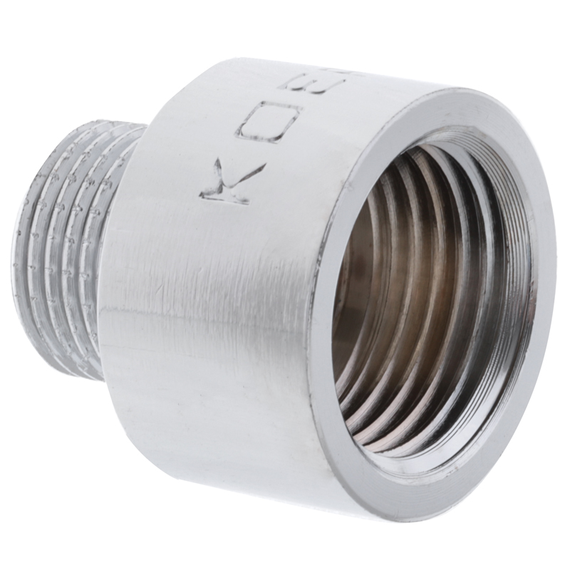 Переходник (коннектор) 3/8"х1/2" (хром) Koer KF.A0406.CHR