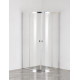 Душевая кабина без поддона Mixxus PLAIN SC01-90x90x185-TR CHROME прозрачное стекло 4мм