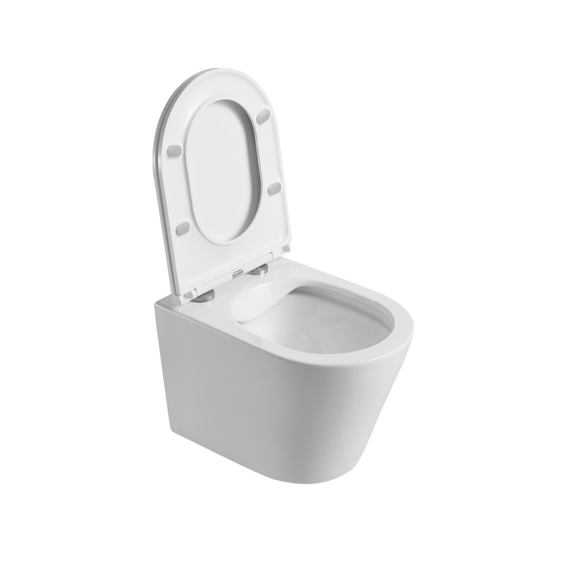 Унитаз подвесной Mixxus Premium Bevel-0301-R 515x355x365mm, система смыва RIMLESS