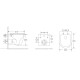 Унитаз подвесной Mixxus Premium Bevel-0301-R 515x355x365mm, система смыва RIMLESS