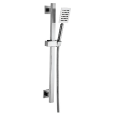 Стойка для душа Zerix SET BAR-SUS-002 с душевым шлангом и лейкой (нерж. сталь)
