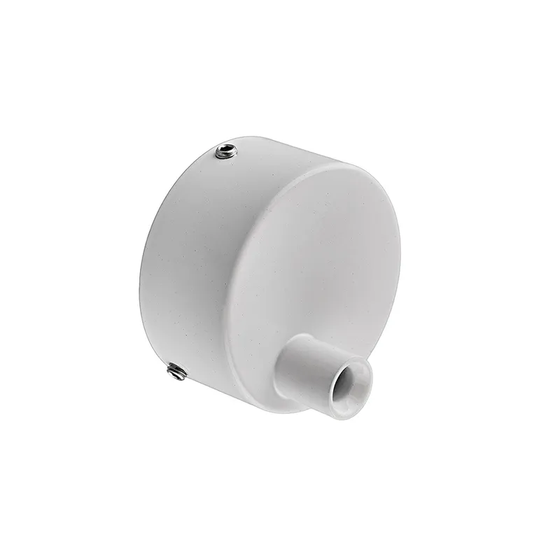 Чашка декоративна Mixxus TCC-01 WHITE (кругла) для маскування кабелю (колір білий)
