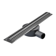 Душевой трап с нерж. стали SUS304 Mixxus Drain-05-50-Slim Black (30x500мм) (Черный)