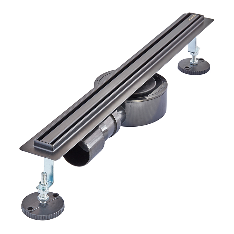 Душевой трап с нерж. стали SUS304 Mixxus Drain-05-50-Slim Black (30x500мм) (Черный)