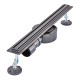 Душевой трап с нерж. стали SUS304 Mixxus Drain-05-50-Slim Black (30x500мм) (Черный)