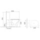 Унитаз-компакт Mixxus BEVEL-0407-T1 630х350х795mm, система смыва TORNADO 1.0