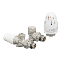Комплект для подключения радиатора Koer SET-16 - 1/2"x3/4" (осевой) с термоголовкой НН