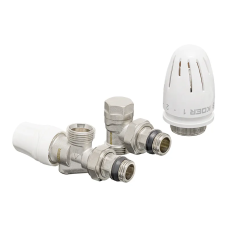 Комплект для підключення радіатора Koer SET-16 - 1/2"x3/4" (осьовий) з термоголовкою НН