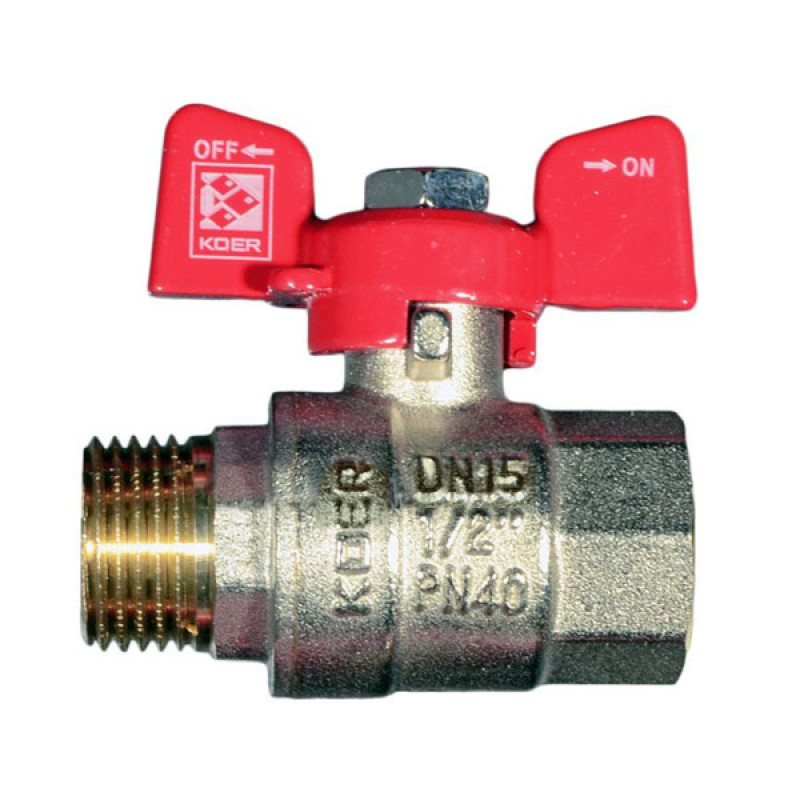 Кран шаровый Koer 1/2" ГШБ (KR.218)