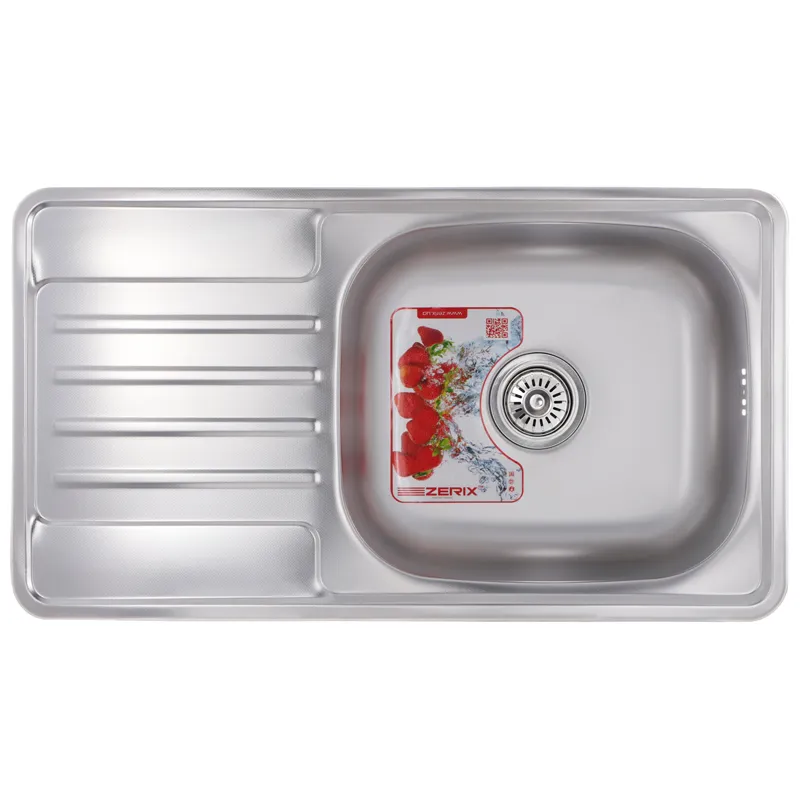 Мойка кухонная Zerix Z7642-08-180D (decor)