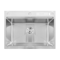 Мийка Mixxus MH7050-SK NANO-SILVER (3.0/0.8) з н.ст. зі сходинкою для сушіння, з підставкою для ножів (нерж.)