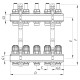 Коллекторный блок с расходомерами Koer KR.1110-07 1”x7 ways