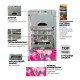 Газова колонка MIXXUS GWH-0410 BASIC GLASS димохідна 10 л/хв (панель зі скла з малюнком) (WH00)