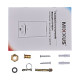 Газова колонка MIXXUS GWH-0410 BASIC GLASS димохідна 10 л/хв (панель зі скла з малюнком) (WH00)