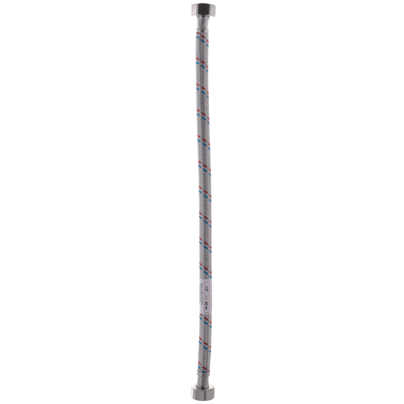Гибкий шланг для подключения воды гайка 1/2'' - гайка 1/2'' (40 см) Zerix
