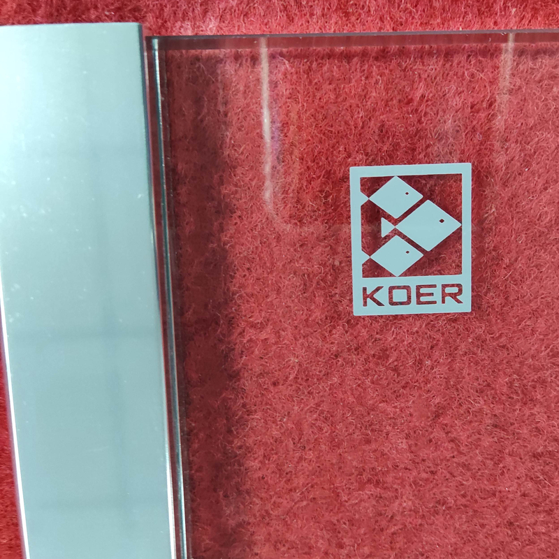 Шторки скляні на ванну Koer SR BS03-95x140-TR-01 прозоре скло 6мм, хром