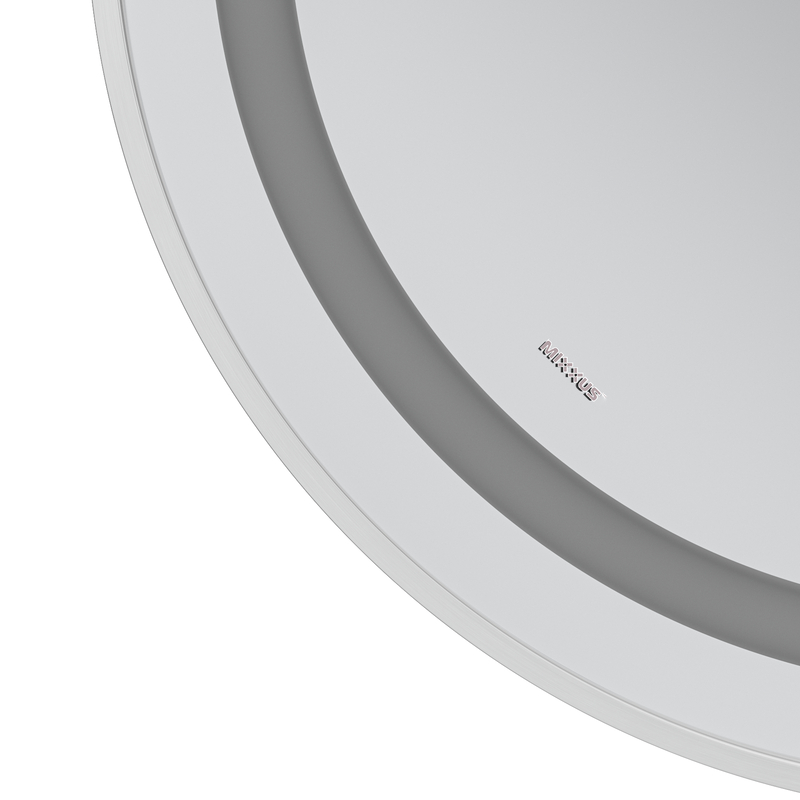 Зеркало Mixxus Premium ELLIPSE MV05-80x70-REVERSE WHITE (LED Touch, Anti-fog, димер (3-6kK)) (MP664