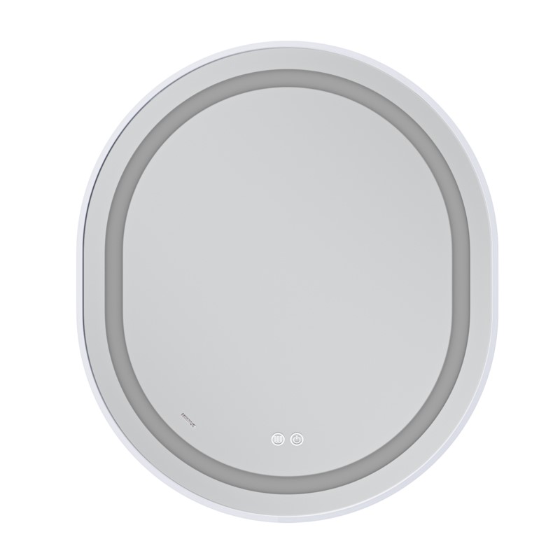 Зеркало Mixxus Premium ELLIPSE MV05-80x70-REVERSE WHITE (LED Touch, Anti-fog, димер (3-6kK)) (MP664