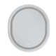 Зеркало Mixxus Premium ELLIPSE MV05-80x70-REVERSE WHITE (LED Touch, Anti-fog, димер (3-6kK)) (MP664
