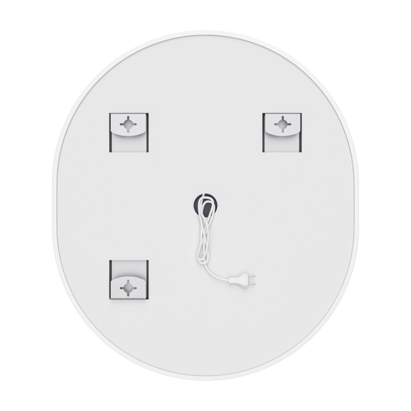 Зеркало Mixxus Premium ELLIPSE MV05-80x70-REVERSE WHITE (LED Touch, Anti-fog, димер (3-6kK)) (MP664
