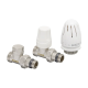 Комплект для подключения радиатора Koer SET-15 - 1/2"x3/4" (прямой) с термоголовкой НН