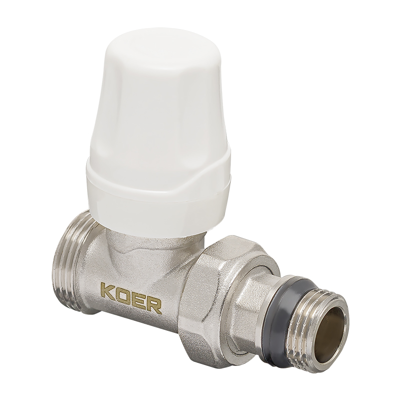 Комплект для подключения радиатора Koer SET-15 - 1/2"x3/4" (прямой) с термоголовкой НН