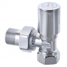 Кран для рушникосушарки кутовий Koer KR.531 - 1/2" (Продається по 1 шт.)