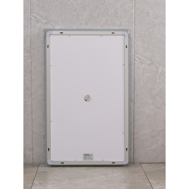 Зеркало Mixxus HARD MR06-60x80 с LED Touch, Anti-fog, димером, регулировкой яркости, часами (MI6929