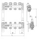 Колектор з термостатичними та запірними клапанами Roho R805-03 - 1"х 3 вих.