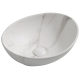 Раковина накладная MIXXUS PREMIUM ELLIPSE-0108 MARBLE 400х330х145mm