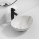 Раковина накладная MIXXUS PREMIUM ELLIPSE-0108 MARBLE 400х330х145mm