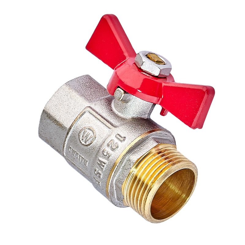 Кран шаровый Waterpro WP607-20FMW - 3/4" ГШБ (стальная бабочка)
