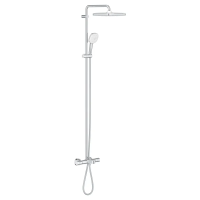 Душевая система настенного монтажа с термостатом для ванны Grohe Tempesta System 250 Cube (26691001