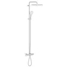Душевая система настенного монтажа с термостатом для ванны Grohe Tempesta System 250 Cube (26691001