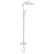 Душевая система настенного монтажа с термостатом для ванны Grohe Tempesta System 250 Cube (26691001