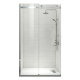Двері в нішу Koer SR SD01-120x200-TR-01 прозоре скло Easy Clean 8мм, хром
