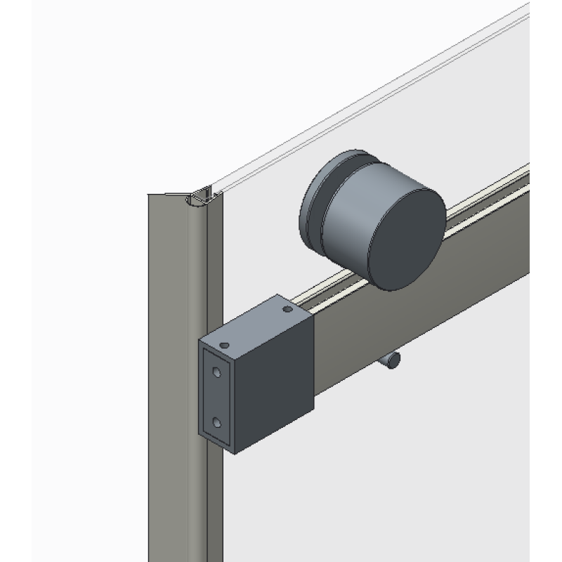 Двері в нішу Koer SR SD01-120x200-TR-01 прозоре скло Easy Clean 8мм, хром