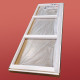 Двері в нішу Koer SR SD01-120x200-TR-01 прозоре скло Easy Clean 8мм, хром