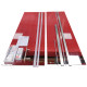 Двері в нішу Koer SR SD01-120x200-TR-01 прозоре скло Easy Clean 8мм, хром
