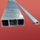 Двері в нішу Koer SR SD01-120x200-TR-01 прозоре скло Easy Clean 8мм, хром