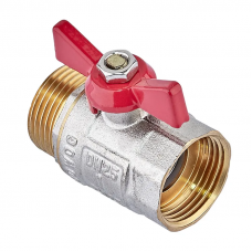 Кран кульовий Waterpro WP607-25FMW - 1" ГШБ (сталева бабочка)