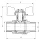 Кран шаровый Koer 1" ШШБ (KR.219)