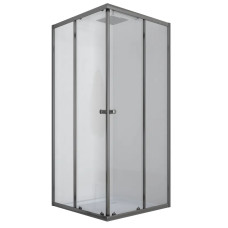 Душова кабіна без піддона Mixxus CUBIC SC01-90x90x185-TR GRAPHITE прозоре скло 4мм