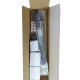Бічна стінка для кабіни Koer SR SW04-90x200-TR-07 прозоре скло Easy Clean 10мм, графіт (KR53