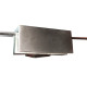 Бічна стінка для кабіни Koer SR SW04-90x200-TR-07 прозоре скло Easy Clean 10мм, графіт (KR53