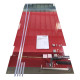 Бічна стінка для кабіни Koer SR SW04-90x200-TR-07 прозоре скло Easy Clean 10мм, графіт (KR53