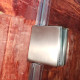 Бічна стінка для кабіни Koer SR SW04-90x200-TR-07 прозоре скло Easy Clean 10мм, графіт (KR53