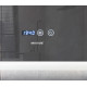 Зеркало Mixxus FLAT MR04-80x60 с LED Touch, Anti-fog, димером, регулировкой яркости, часами (MI6928
